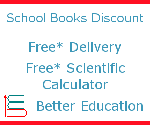 School textbooks up to 20% off, free delivery available